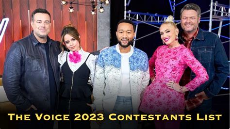 the voice 2023 contestant